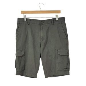 Icebreaker Merino Wool Blend Olive Green Cargo Shorts Mens Size 32X10
